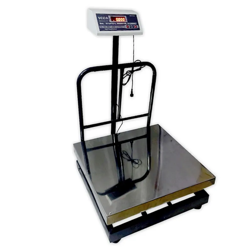 Voda 300 kg Load Capacity Electronic Weighing  Scale, 600 x 600 mm Platform Size
