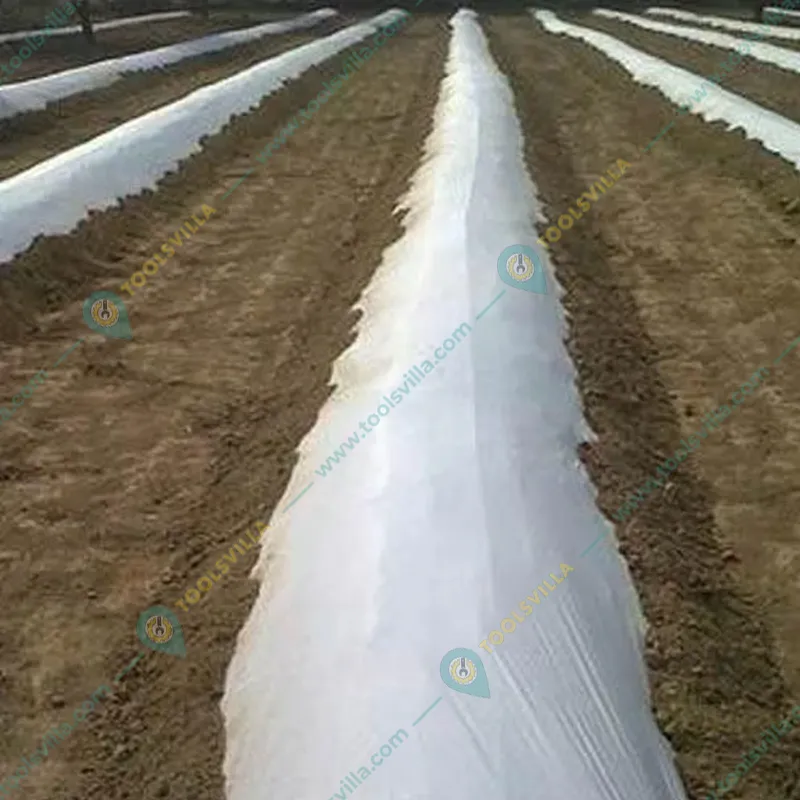 Iris Polymers Premium Quality 1.2 x 400 meter Black and White Mulching Sheet with 3 months Warranty for 3 months Crops