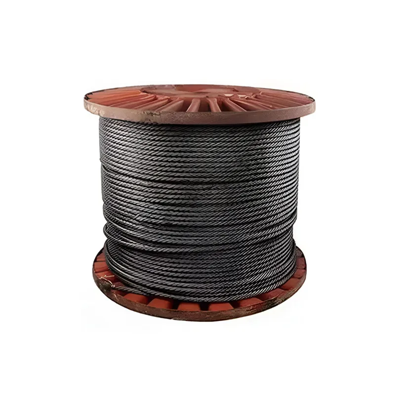 Premium Quality 6 x 19 mm Ungalvanized Fibre Main Core (FMC) Wire Rope(Size-8 mm,Wire Rope Length-50 Meter)