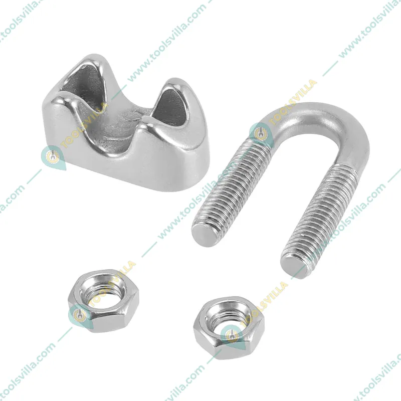 Heavy Duty Wire Rope Clamp (Size-3 mm,Pack-20 Pcs)