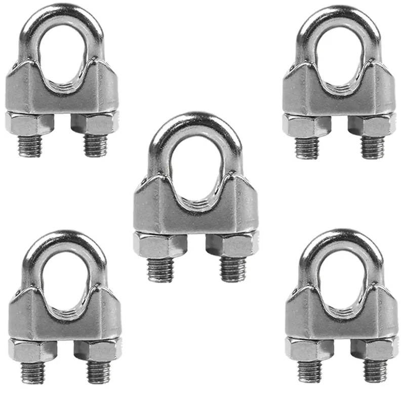 Safelift 20 mm 5 Pcs Heavy Duty Wire Rope Clamp