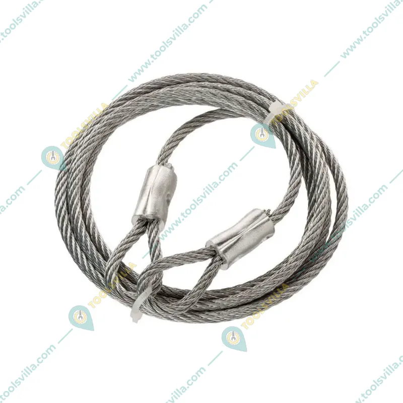 National 8 mm 3 Meter Long Wire Rope Sling For Lifting