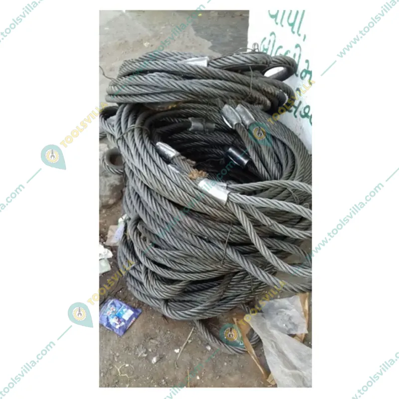 National 8 mm 3 Meter Long Wire Rope Sling For Lifting