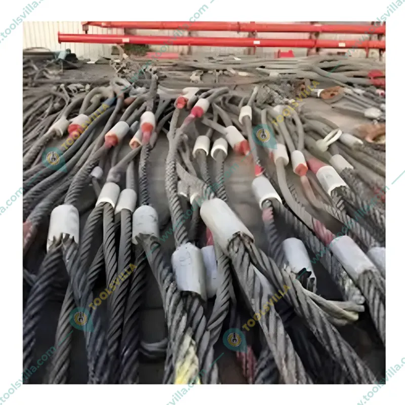 National 8 mm 3 Meter Long Wire Rope Sling For Lifting
