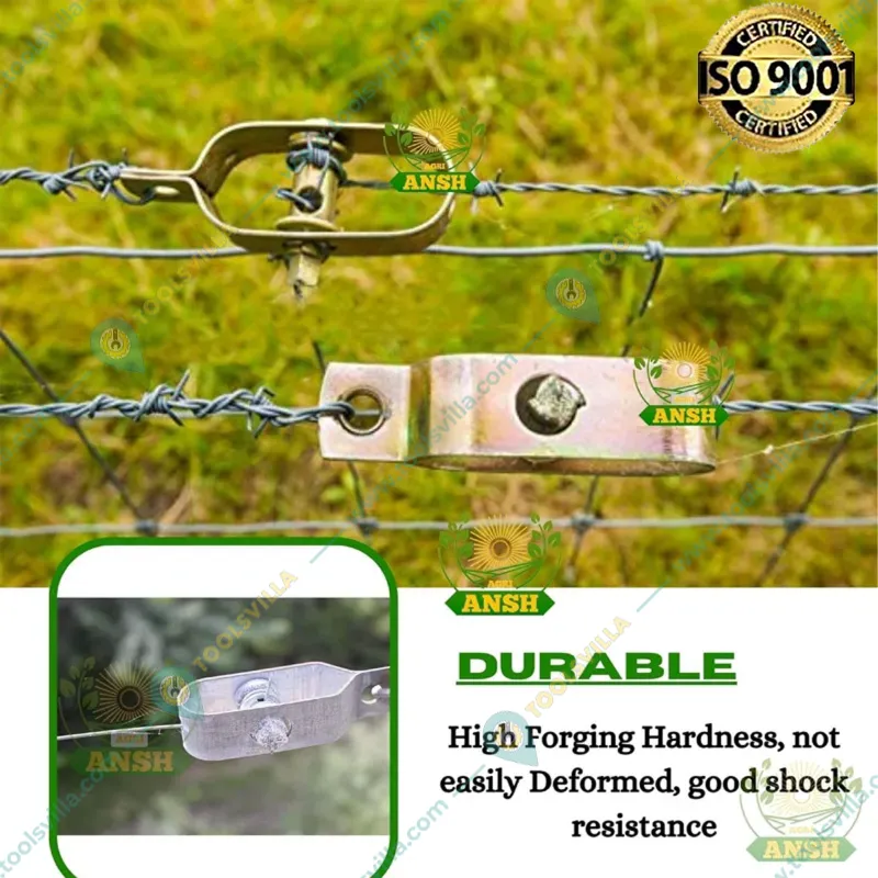 Agriansh Solar Zatka Machine Fence Wire Tightener Used in Fencing Pack of 12 Pieces
