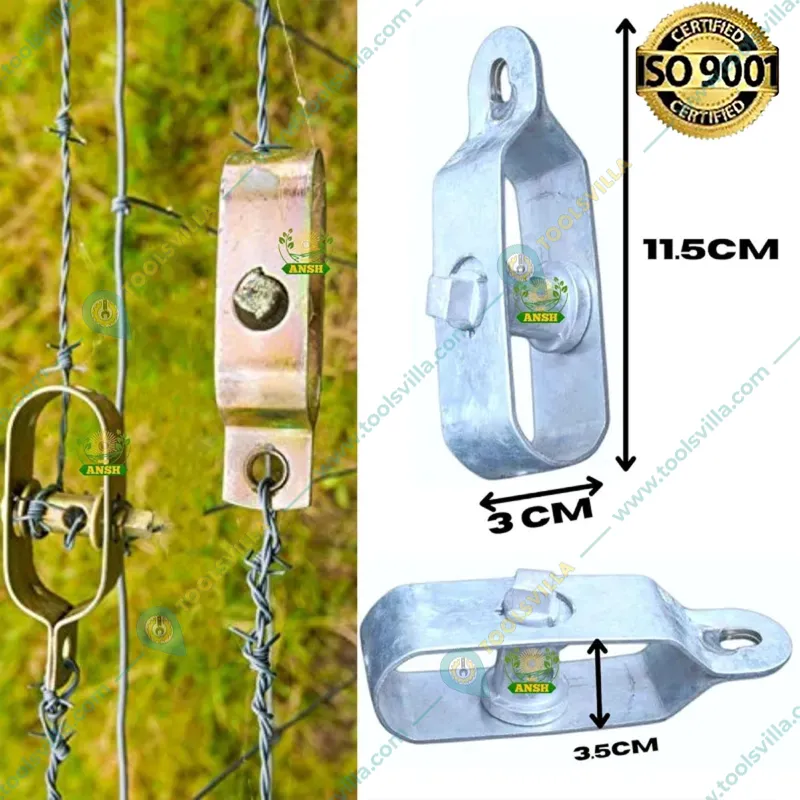 Agriansh Solar Zatka Machine Fence Wire Tightener Used in Fencing Pack of 12 Pieces
