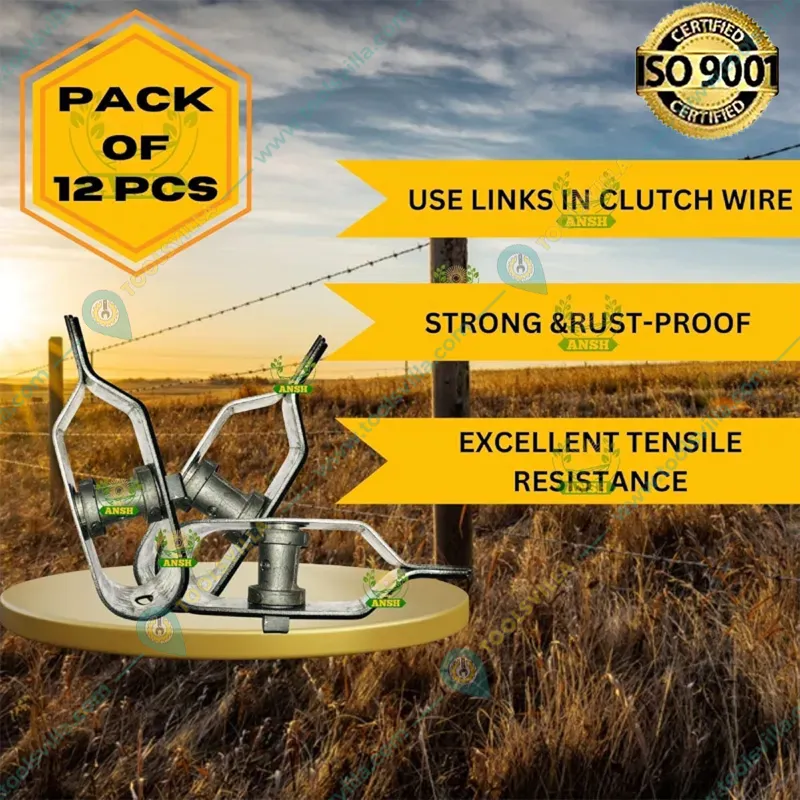 Agriansh Solar Zatka Machine Fence Wire Tightener Used in Fencing Pack of 12 Pieces