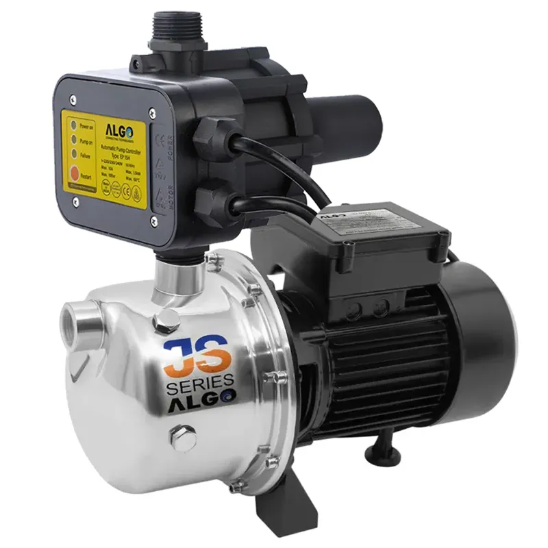 Algo 1.5Hp Single Phase SS Pressure Booster Pump With Automatic Pump Controller, 40m Head (JS Series) - 1 Year Warranty