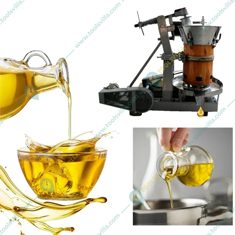 Commercial 25-30 Kg Wooden Cold Press Oil Expeller Machine with 5HP Motor