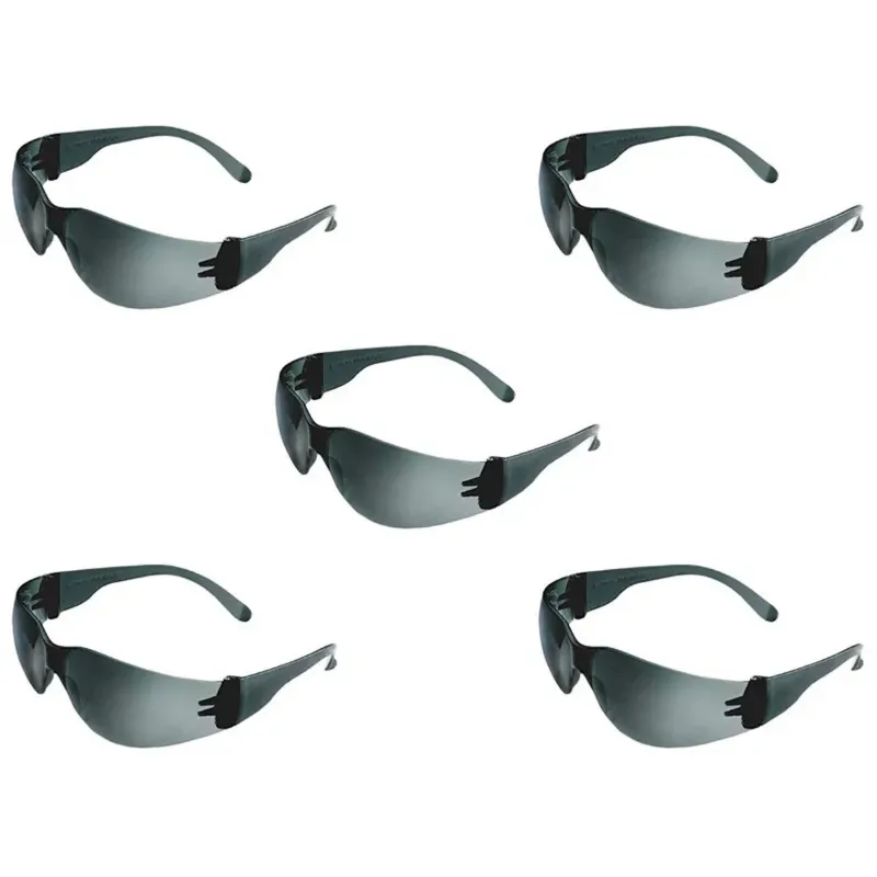 Super Safety UV Resistant Working Safety Goggles (Pack-5 Pcs,Color-Smoke)