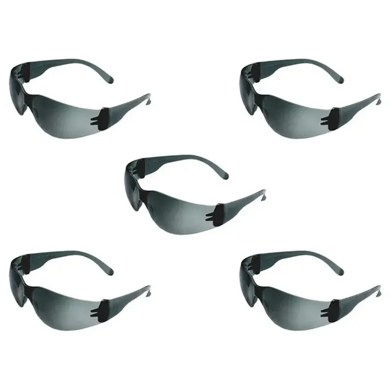 Super Safety UV Resistant Working Safety Goggles (Pack-5 Pcs,Color-Smoke)
