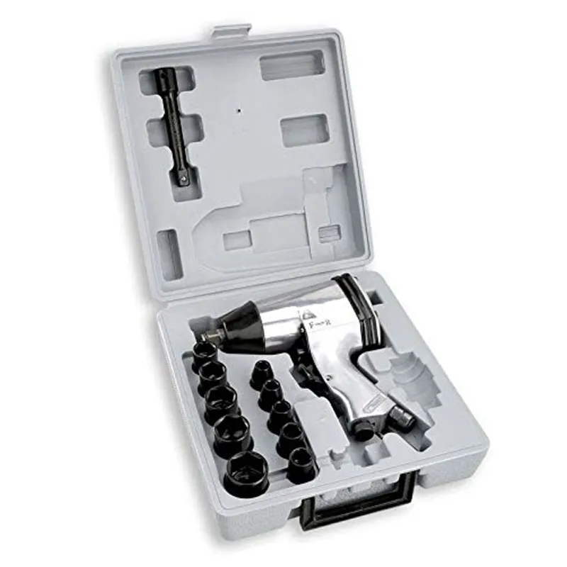XLNT 17 pcs 1/2 Inch Air Impact Wrench With 340 Nm Max. Torque, 7500 RPM Speed (RT5230K)