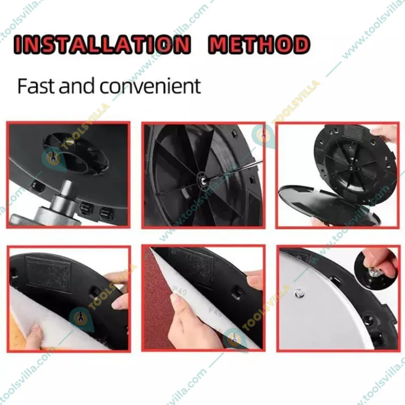 XLNT 380 mm 1280 Watt Electric Sander, 460 RPM (XL-WS 0923)