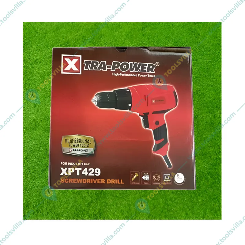 Xtra Power 0.8-10 mm Double Insulated Electric Corded Screwdriver Drill, 350 Watt & 750 RPM (XPT 429)