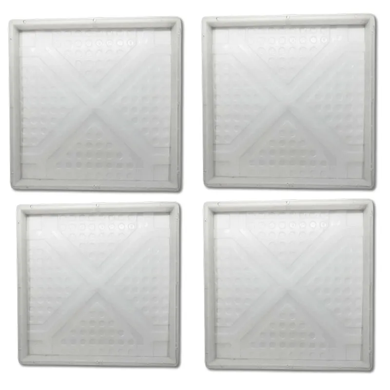 RK Plastic X Tile Mould| 12" x 12" (Pack Of 4)