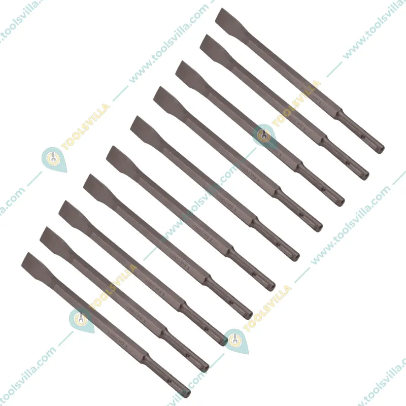 Xtra Power 14x250 mm SDS Plus Flat Chisel Set (Pack Of 10)