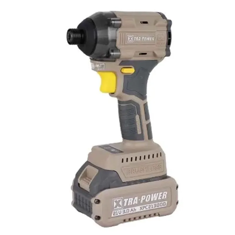 Xtra Power 3 Ah 21V Cordless Impact Screwdriver With Battery, Charger & Accessories, 1800 RPM (XPC-IS-01)