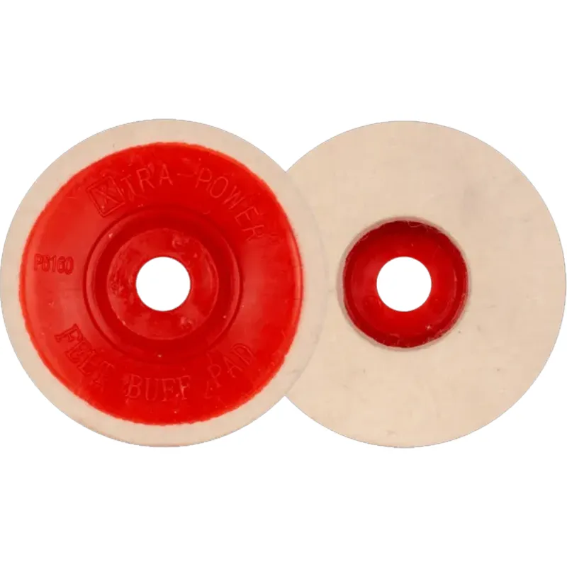 Xtra Power 100mm (4") Felt Buffing Pad For Polishing & Finishing - Pack Of 10