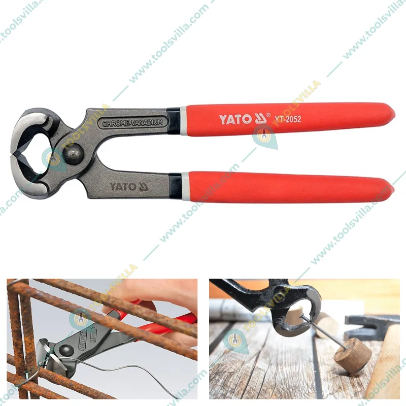 Yato 8 inch (200 mm) Chrome Vanadium Carpenter Pincers (YT-2052)