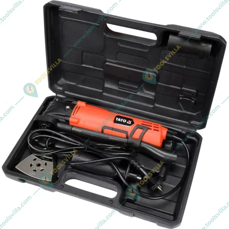 Yato 500 Watt Multi-Purpose Oscillating Tool With Accessories, 16000 RPM (YT-82223)
