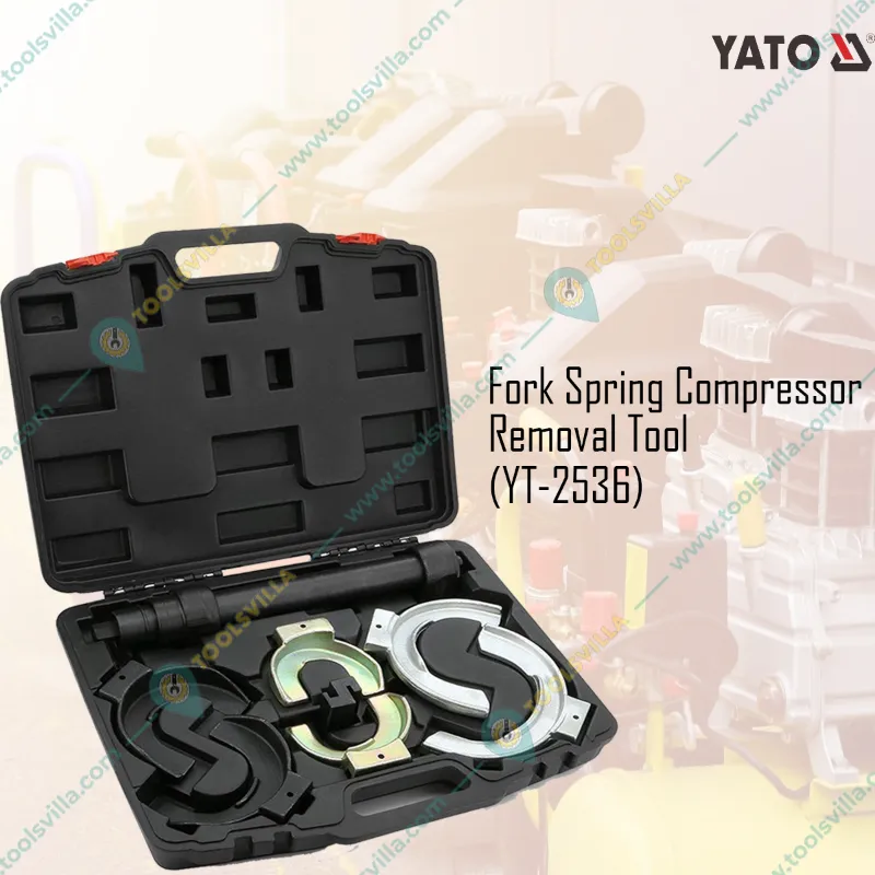 Yato 7 pcs Interchange Fork Spring Compressor Removal Tool (YT-2536)