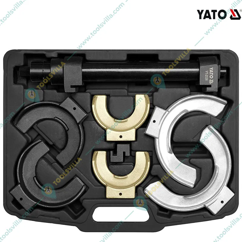 Yato 7 pcs Interchange Fork Spring Compressor Removal Tool (YT-2536)