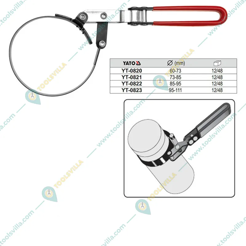 Yato Oil Filter Wrench 60-73mm (YT-0820)