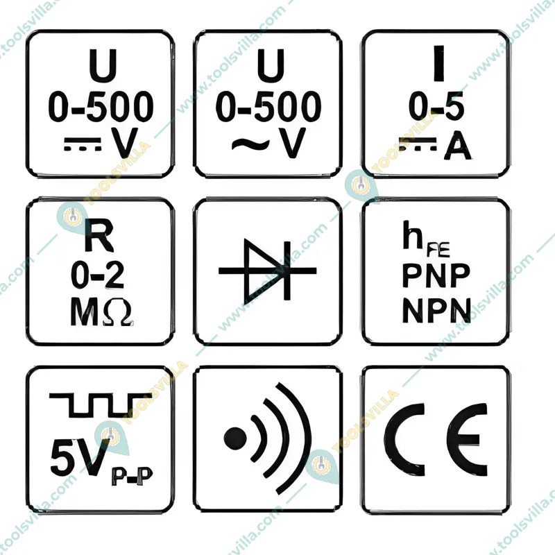 Yato DC and AC Universal Digital Multimeter (YT-73080)