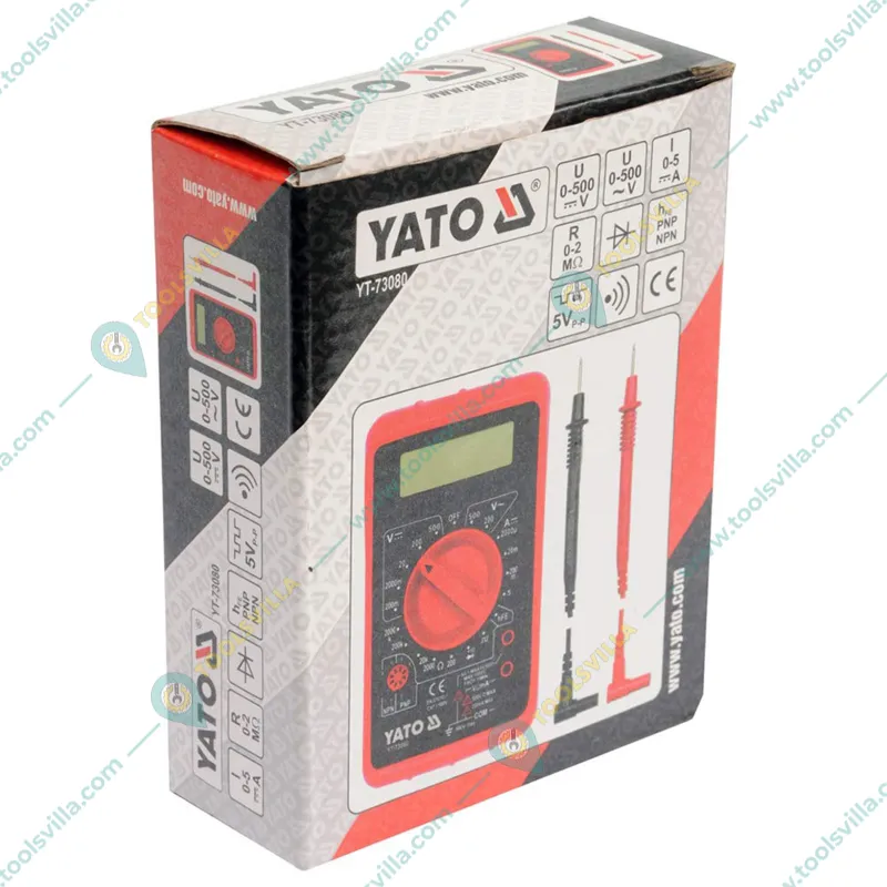 Yato DC and AC Universal Digital Multimeter (YT-73080)
