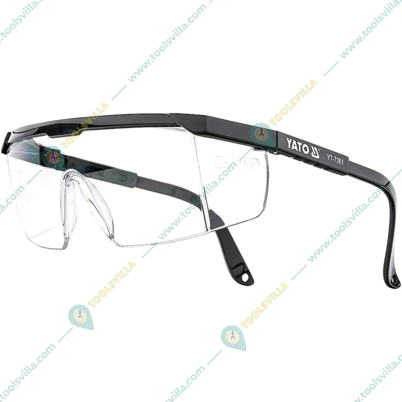 YATO (YT-7361) Pack of 5 Safety Goggles - Clear, ‎Polycarbonate, ‎Anti Fog For Safety Purposes