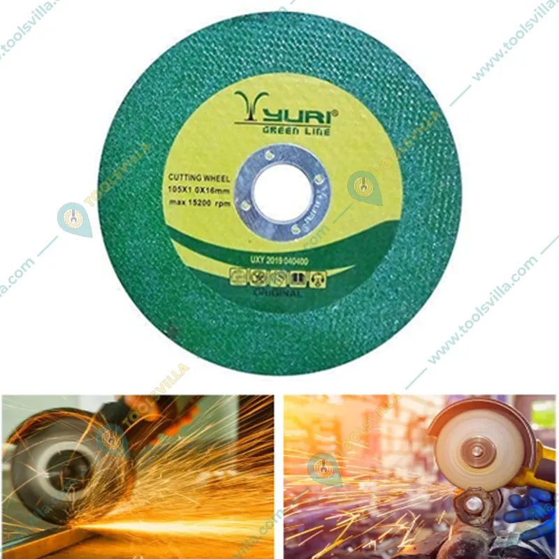 Yuri Greenline 4-inch (105 X 1 X 16 mm) Cut-Off Wheel - Pack of 25