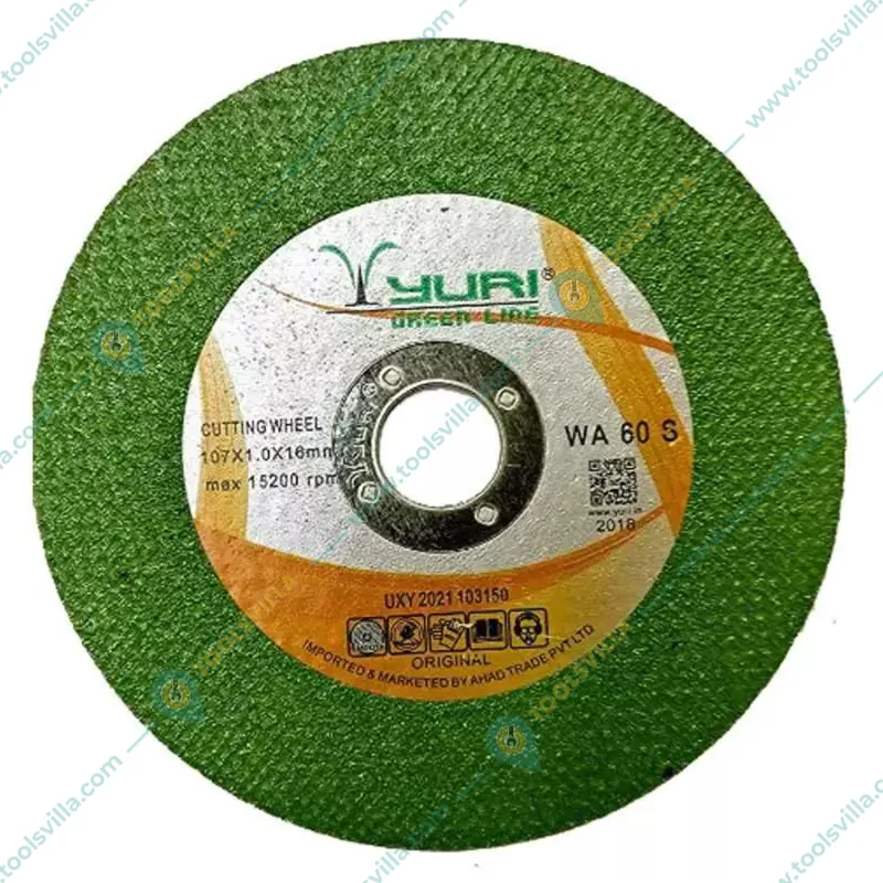Yuri Greenline 4-inch (105 X 1 X 16 mm) Cut-Off Wheel - Pack of 25