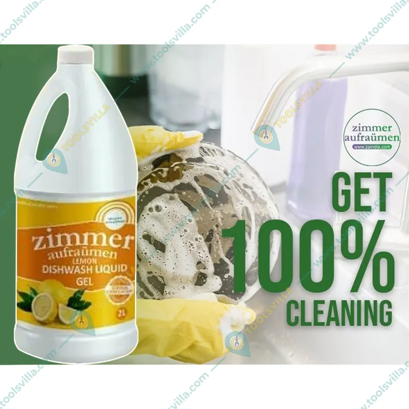 Zimmer Aufraumen 2 Liter German Formulation Lemon Fragrance Dishwash Liquid Gel