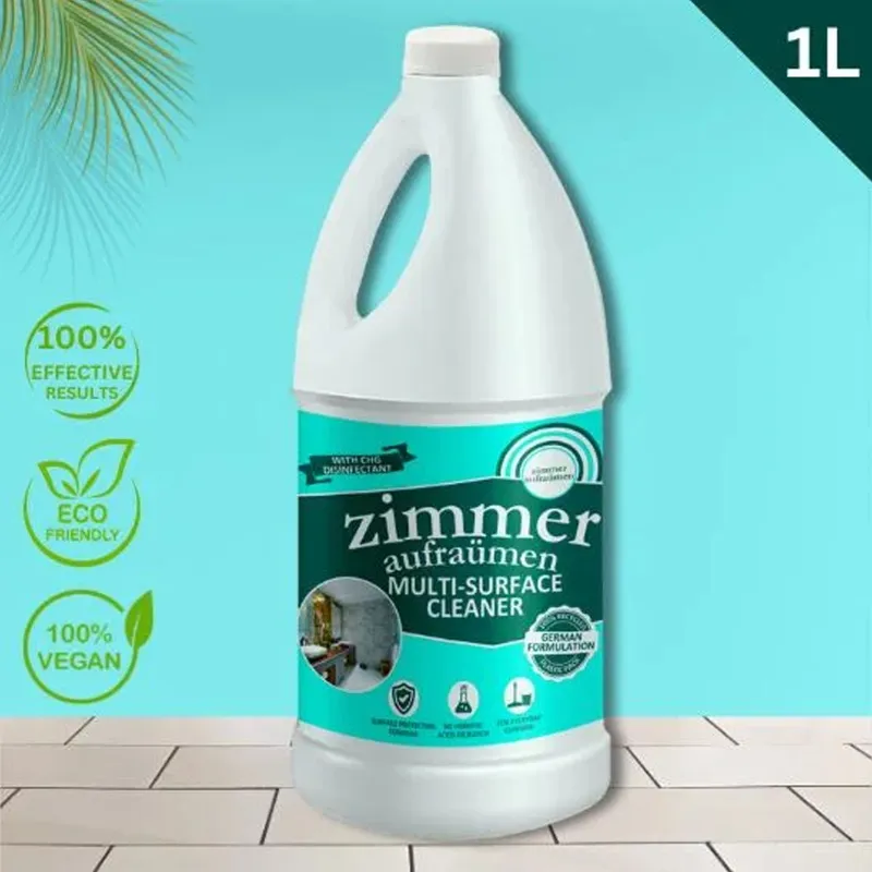 Zimmer Aufraumen 1 Liter German Formulation CHG Disinfectant Multi-Surface Cleaner