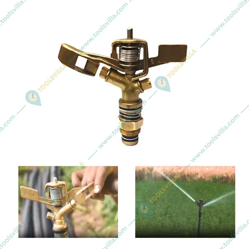 Automat HT-20 3/4" Bronze Body Impact Sprinkler Used for garden/ Lawn/ Agriculture(Pack-1 Pc)