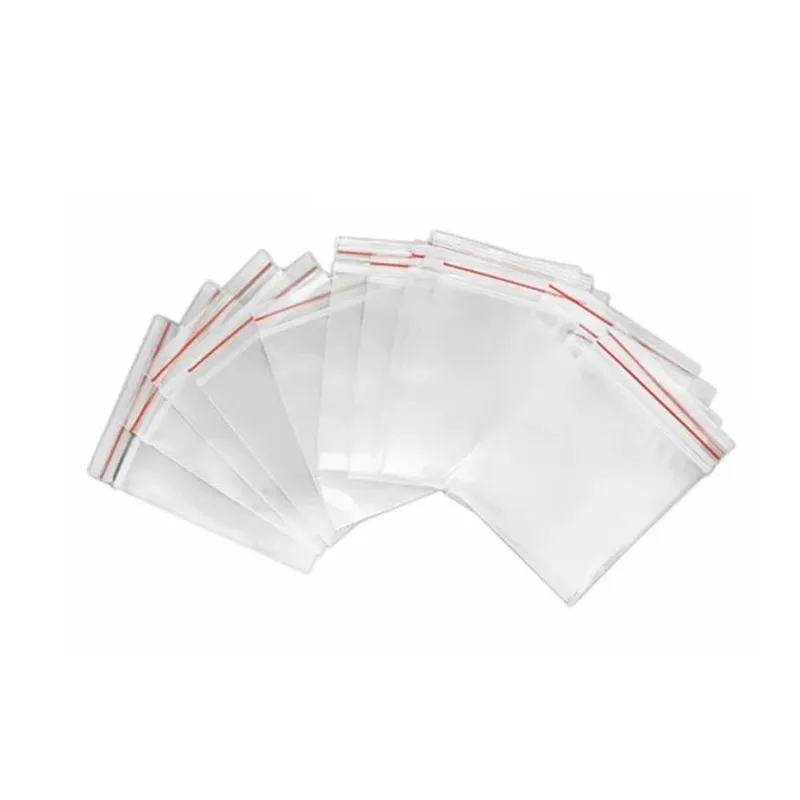 2x3 Inch Transparent Zip-Lock Plastic Pouch