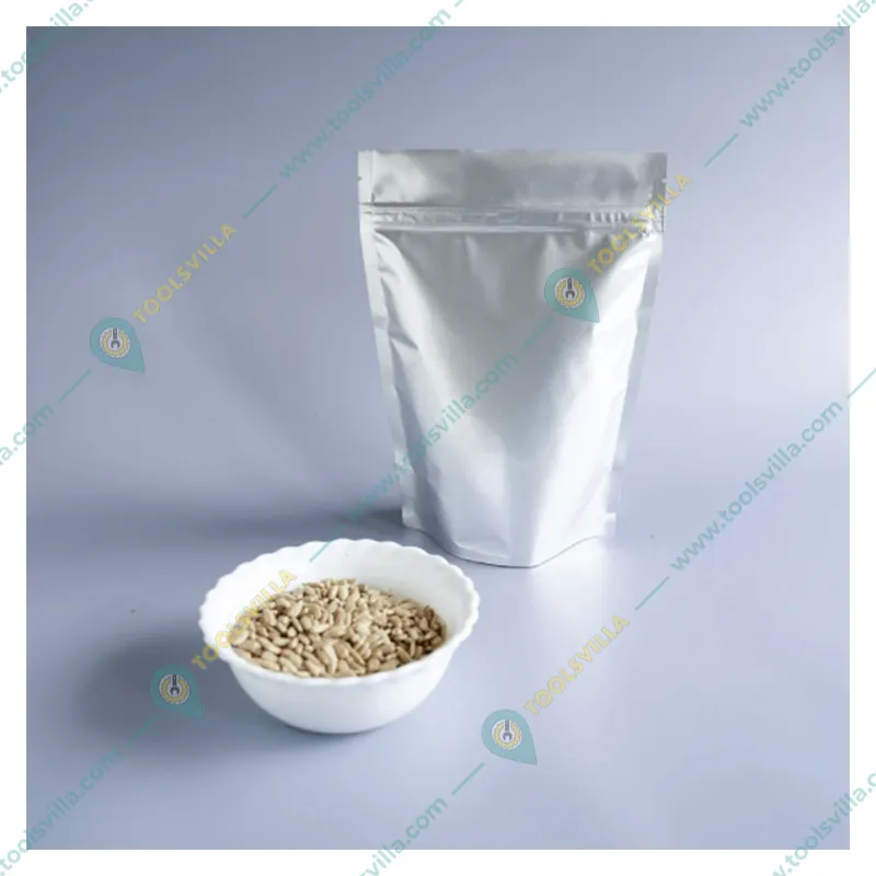 POCHEON® 150gm, Silver Reusable Zip-lock Pouches(Pack-25 pcs)