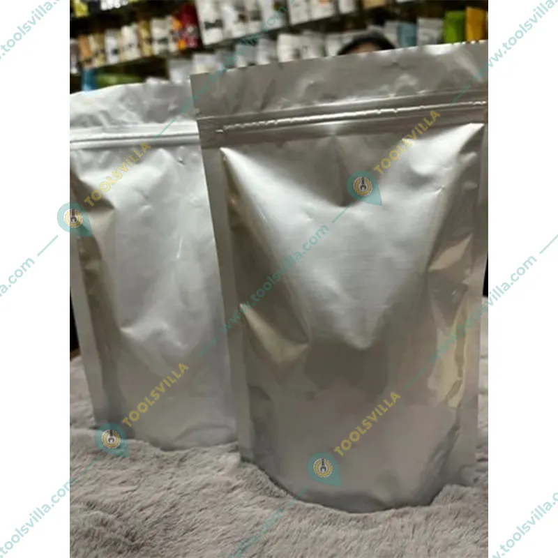 POCHEON® 150gm, Silver Reusable Zip-lock Pouches(Pack-25 pcs)