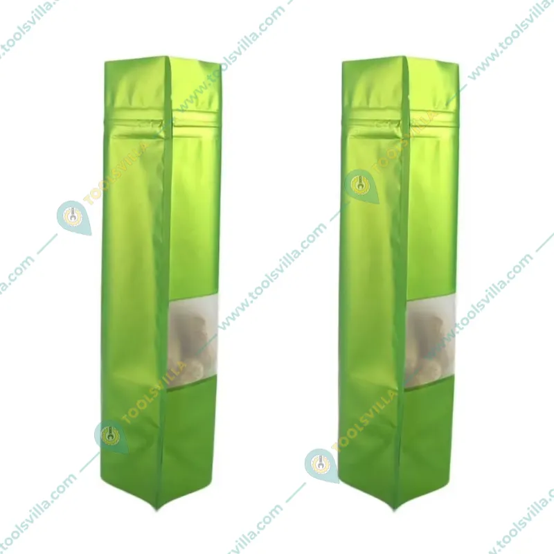 50 pcs Multi-Color 18x26 cm Reusable Zip-lock Polyester Pouches(Color-Green Pouches)