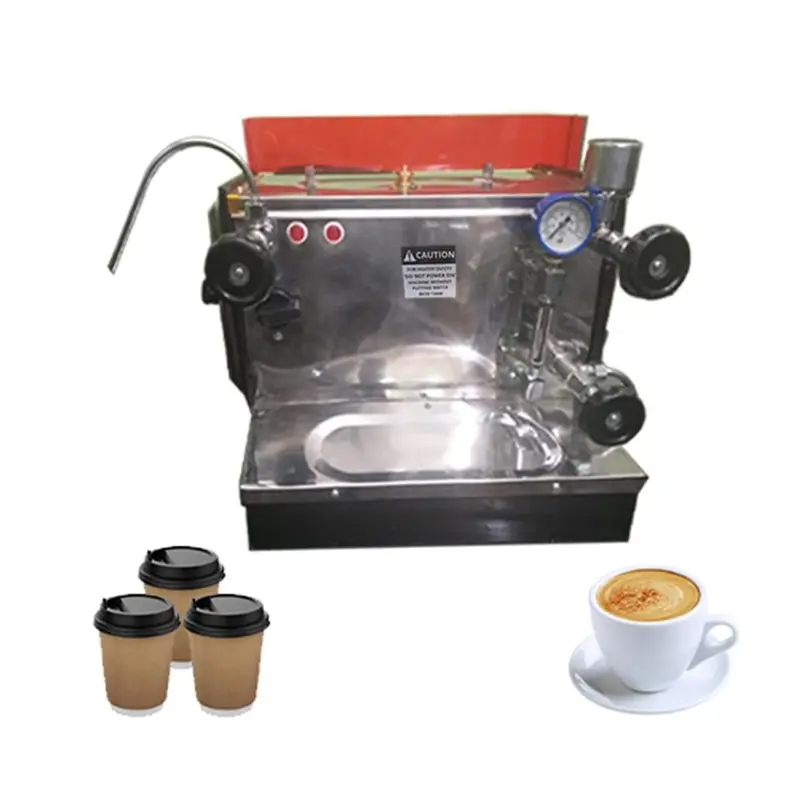 Heavy Duty 18 inch Single Nozzle Gas & Electric Indian Coffee Machine for Restaurants