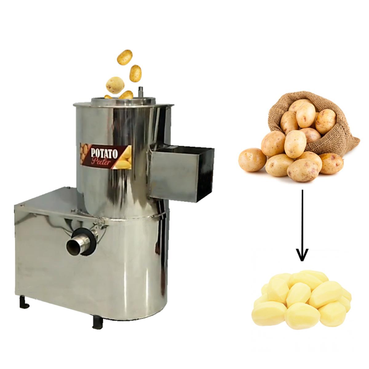 Automatic SS Garlic Peeler Machine, 0.5 HP, Stainless Steel