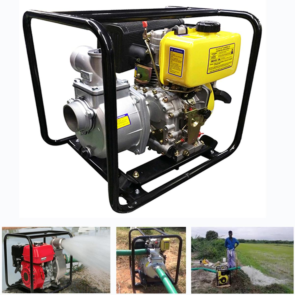 KisanKraft - Kisankraft KK-WPDV-178, 3 x 3 inch 4 Stroke Diesel Engine ...