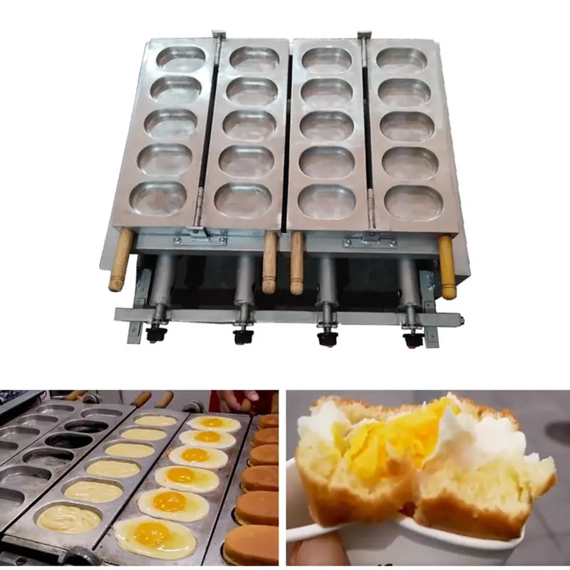  Commercial Gas Operated 10 Egg Bread/Burger Maker Machine