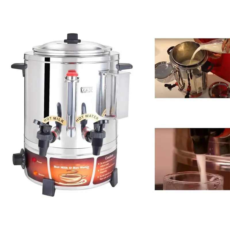 Commercial 5L Electric SS Milk & Water Boiler Machine 1500W