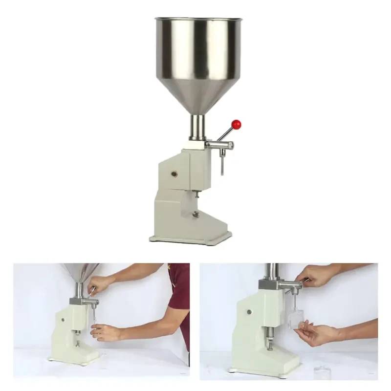 Worship Packaging Portable 10-50ml Paste Filling Machine for Ice Cream, Shampoo, Honey, Ghee, Cosmetic